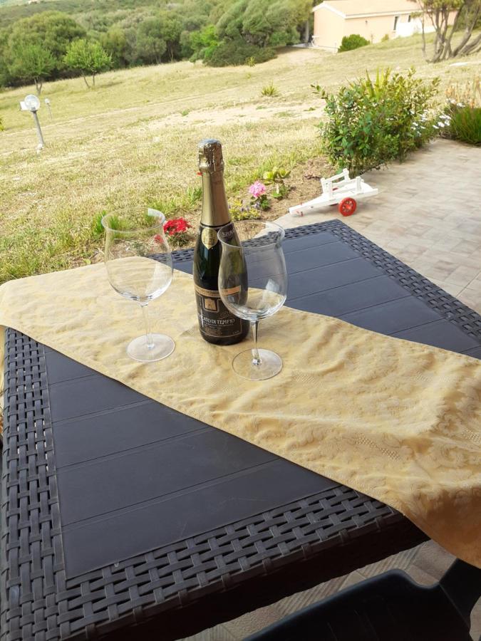 Agriturismo Gli Olivastri, Appartamento La Rosa Dei Venti Con Piscina E Solarium , Vista Mare ,Climatizzatore ,Wifi Aglientu Zewnętrze zdjęcie