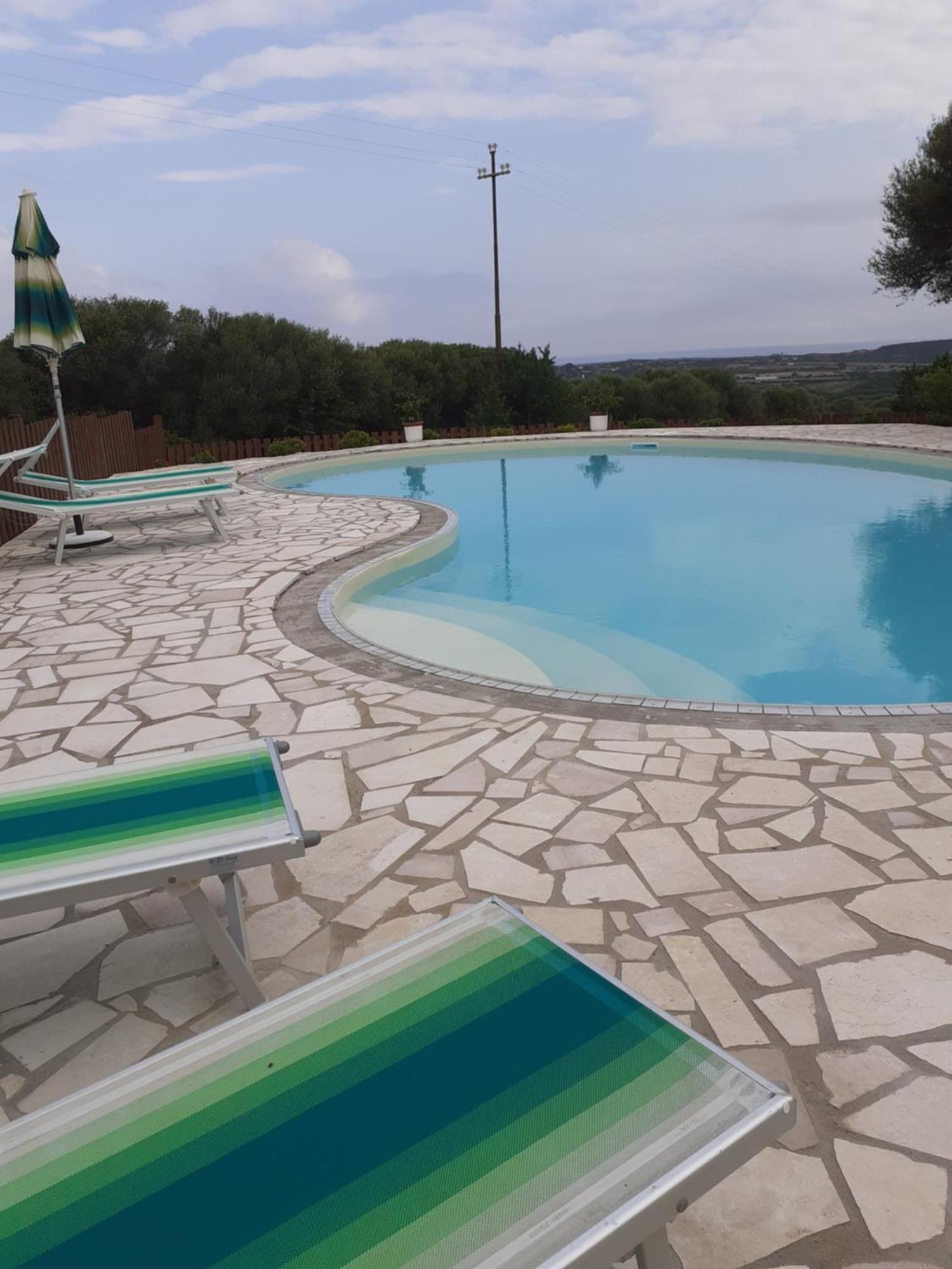 Agriturismo Gli Olivastri, Appartamento La Rosa Dei Venti Con Piscina E Solarium , Vista Mare ,Climatizzatore ,Wifi Aglientu Zewnętrze zdjęcie
